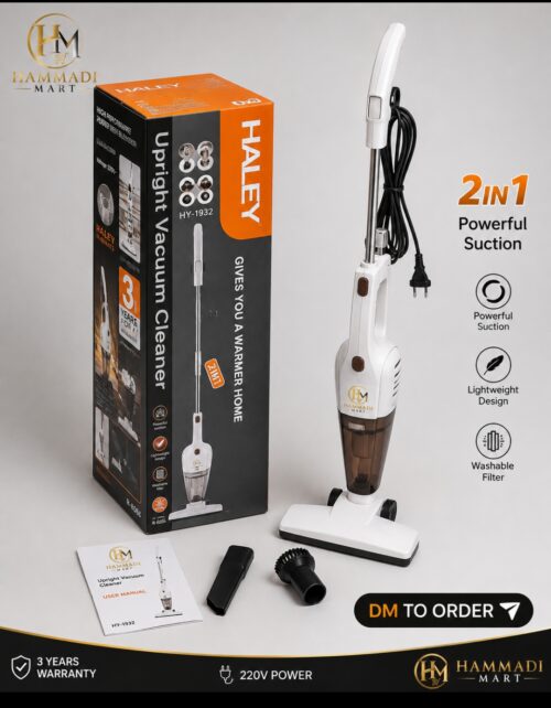 HALEY HY-1932 2-in-1 Upright Vacuum Cleaner